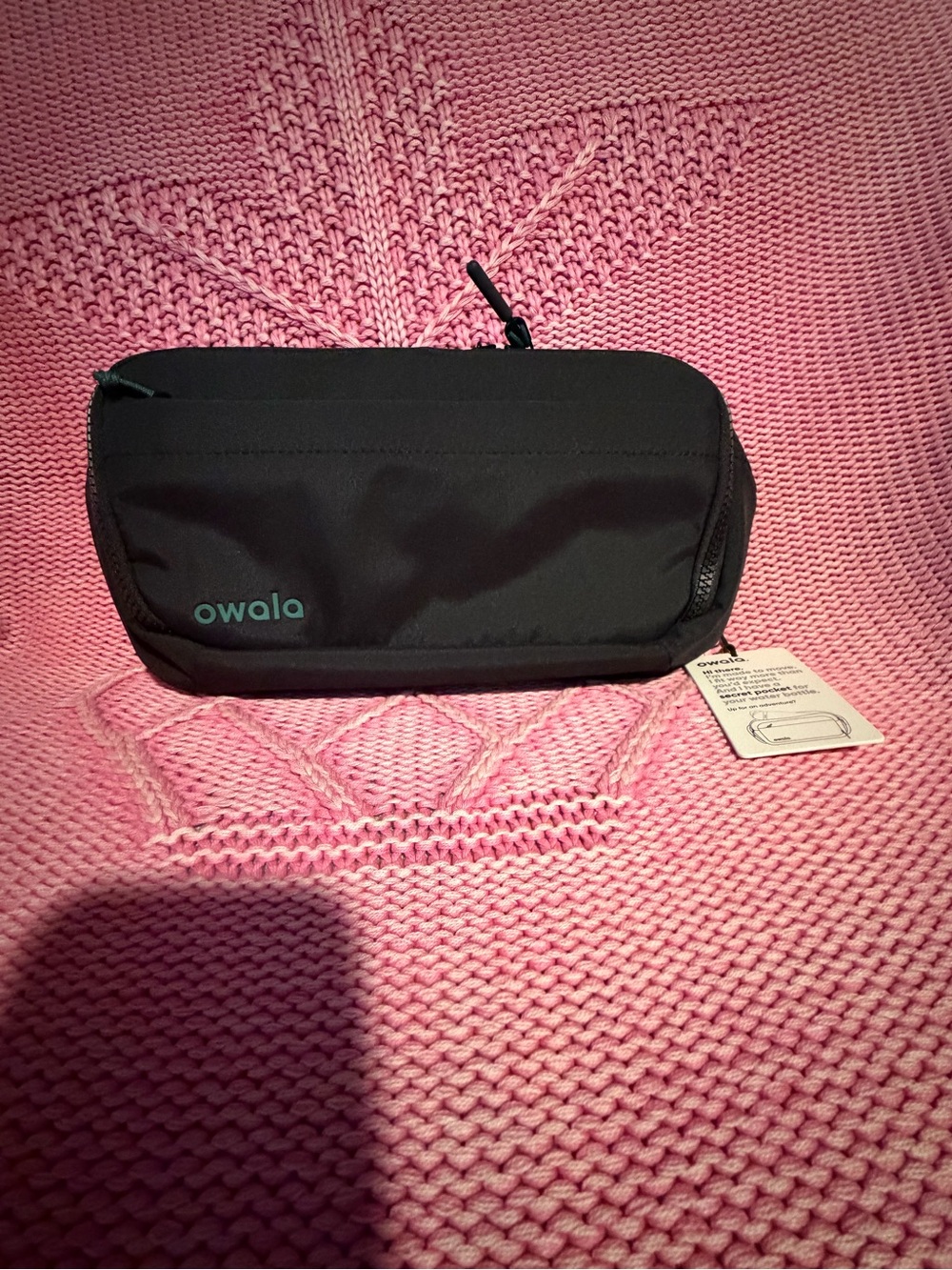 Black Owala water bottle crossbody bag